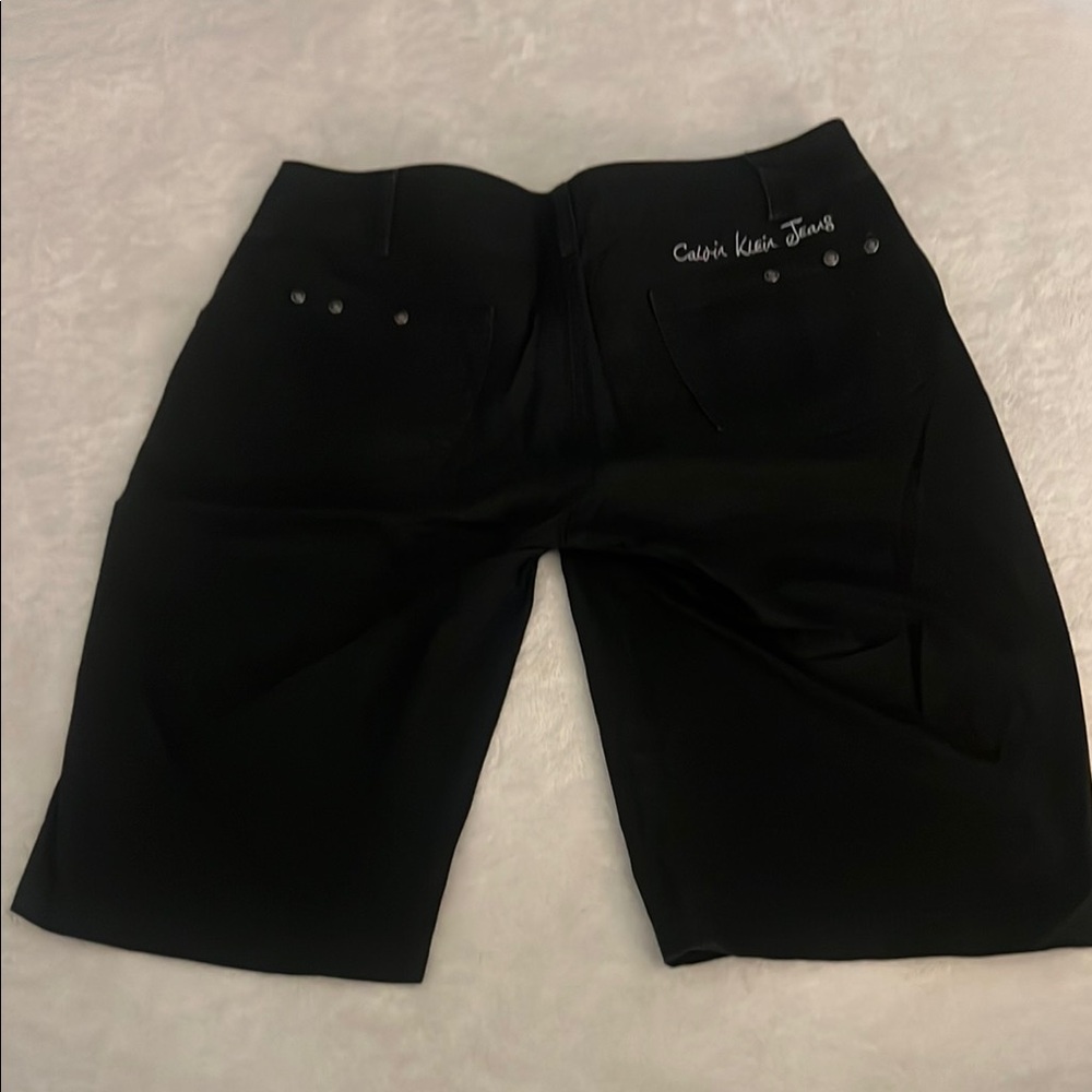 Calvin Klein Black Denim Pants NWOT - Picture 2 of 10